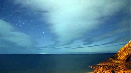 Northern Lights over west coast of Isle of Man