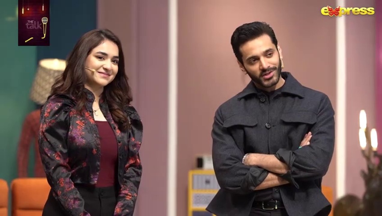 Tere Bin Drama Cast Interview |The Talk Talk Show | Yumna Zaidi & Wahaj Ali | 26th February 2023 | Hassan Choudary | Express TV