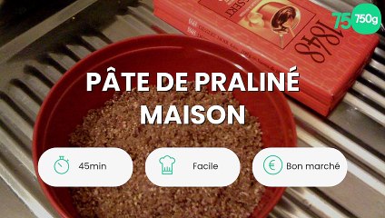 Pâte de praliné maison