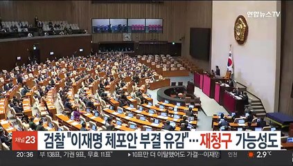 검찰 "이재명 체포안 부결 유감"…재청구 가능성도
