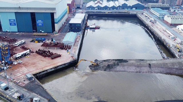 BAE construct new build hall on the banks of the River Clyde in Glasgow