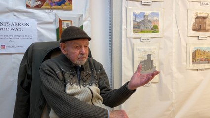 95-year-old Thomas McGoran wants the world to see his paintings