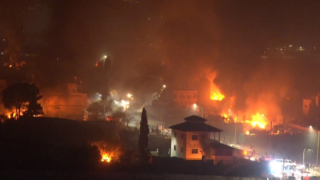 Assassinat de deux Israéliens : des colons attaquent et incendient un village palestinien