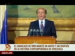 El Caracazo de 1989 marcó un antes y un después en la historia contemporánea venezolana