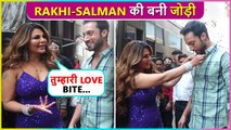 Love Bite Kaha... Rakhi Sawant Teases Co-Star Salman In Public