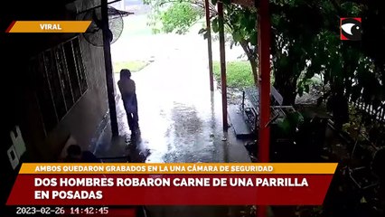 Dos hombres robaron carne de una parrilla en Posadas
