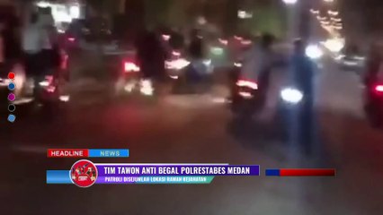Tim Tawon Polrestabes Medan Kembali Patroli di Lokasi Rawan Begal