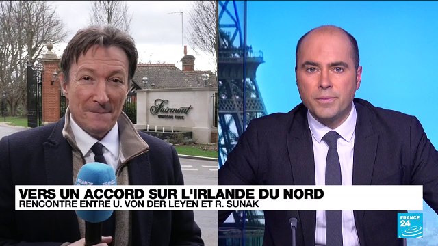 Vers un accord sur l'Irlande du Nord : rencontre entre Ursula Von der Leyen et Rishi Sunak