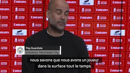 Video herunterladen: Manchester City - Guardiola heureux de l’association Alvarez/Haaland : “Il aide Erling à marquer des buts”