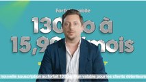 La version OVNI de Sosh présente le forfait mobile 130Go à 15,99€/mois - (20sec)