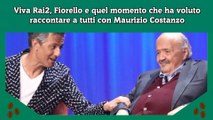 Viva Rai2, Fiorello e quel momento che ha voluto raccontare a tutti con Maurizio Costanzo