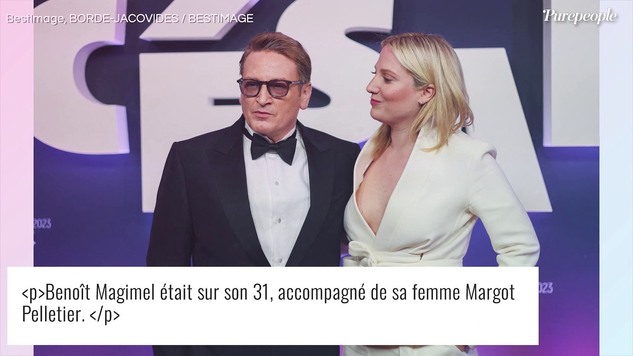 César 2023 : Benoît Magimel à nouveau sacré, sa femme Margot Pelletier affiche un décolleté sensationnel
