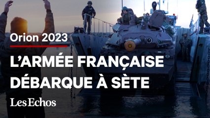L’armée française débarque sur le littoral de Sète pour des exercices
