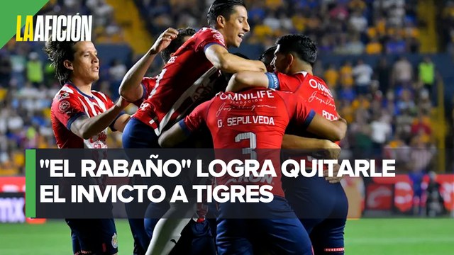 Chivas apaga el 'Volcán' con sufrida victoria sobre Tigres en la Liga MX