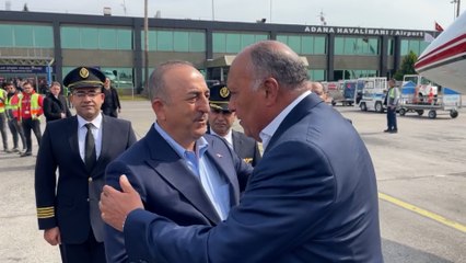 Bakan Çavuşoğlu Mısır'lı mevkidaşı Shoukry ile görüştü