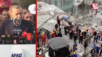 Cumhurbaşkanı Erdoğan: Büyük felaketten bu kadar hızlı toparlanabilen ülke olmadı