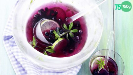 Punch aux myrtilles sauvages
