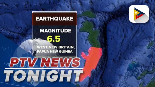 Phivolcs assures no tsunami threat after magnitude 6.5 earthquake in Papua New Guinea