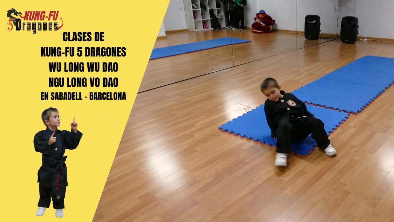 Clases de artes marciales, kung fu para niños en Sabadell Barcelona, ​​España