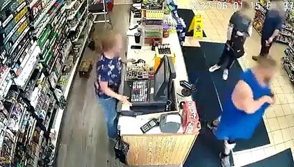 Warning: 12 year old kid robs a gas station in Michigan