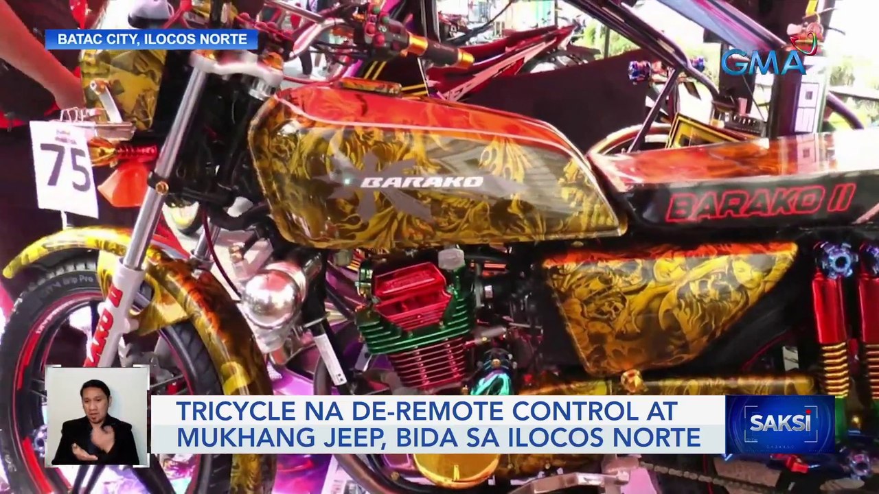 Tricyle na de-remote control at mukhang jeep, bida sa Ilocos Norte | Saksi
