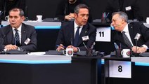 Siyasi tezahüratlar için yapılan açıklamayı Beşiktaş, F.Bahçe ve G.Saray da paylaştı