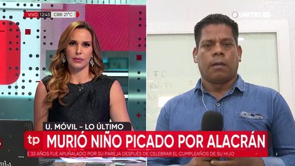 Muere el niño que fue picado por un alacrán en Santa Cruz