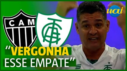 Galo x América: Toledo vê empate como 'vergonha'