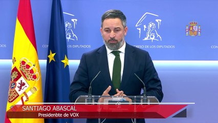 Vox registra en el Congreso la moción de censura de Tamames