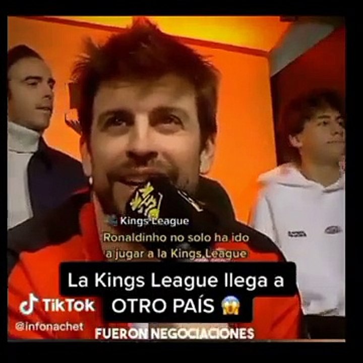 Gerard Piqué lanza un dardo a Messi a la hora de presentar a Ronaldinho en la Kings League / REDES