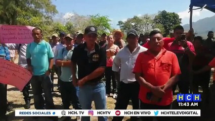Disparos intimidatorios, denuncian campesinos que mantienen tomado el INA en Santa Bárbara