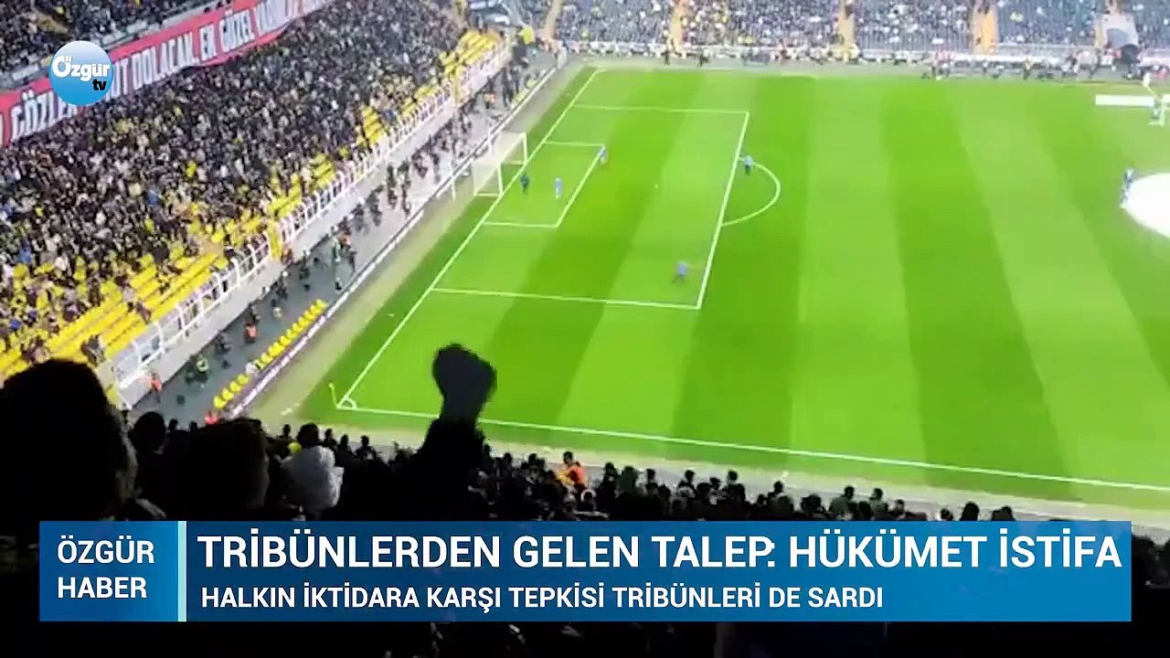 Özgür Haber/ Tribünlerden #hükümetistifa sesleri geliyor