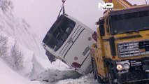 Wintereinbruch in Kroatien: Sturm und Schnee sorgen für Verkehrschaos