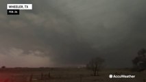 Tornado caught swirling over Texas