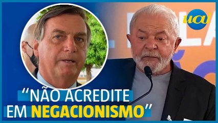 Lula combate negacionismo após declaração de Bolsonaro