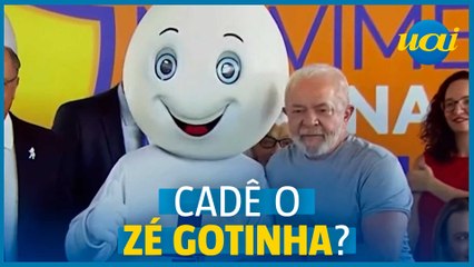 Lula reencontra o 'querido Zé Gotinha'  em vacinação