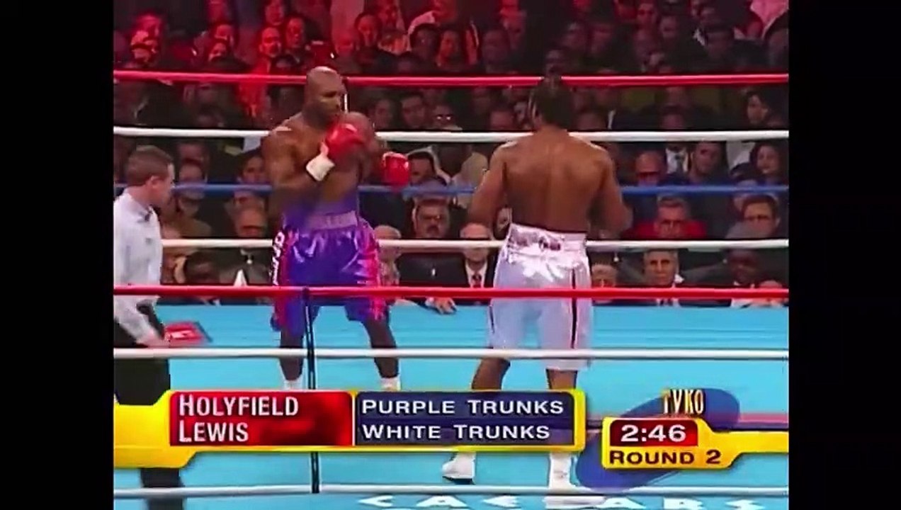 Lennox Lewis vs Evander Holyfield 2 ｜ HIGHLIGHTS 4K 60FPS [D2_e_Y1XgnI]