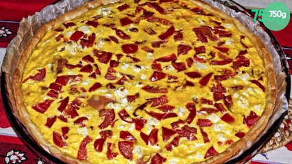 Tarte pomme de terre/jambon