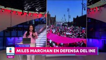 Así se vivió la marcha en defensa del INE en la CDMX