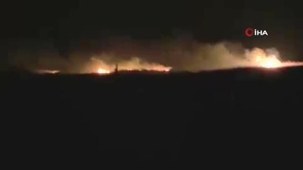 Gala Gölü Milli Parkı sazlık alanında çıkan yangın söndürüldü