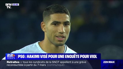Le joueur du PSG Achraf Hakimi visé par une enquête pour viol
