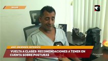 Vuelta a clases: Ariel Broemser brindó recomendaciones para cuidar las posturas