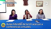 Aulas híbridas de la UV acercan a conferencias virtuales