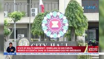 State of Health Emergency, idineklara sa San Carlos, Negros Occidental dahil sa dumaraming kaso ng amoebiasis | UB