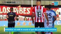 Polémica: el VAR le anuló el gol del empate a Gimnasia
