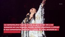 ¿Por qué abuchearon a Ana Gabriel durante concierto? La cantante anuncia su retiro