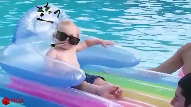 Funniest Baby Playing Water Fails By Doodle #2 - Funny Fails Baby Video - Woa Doodles (2)