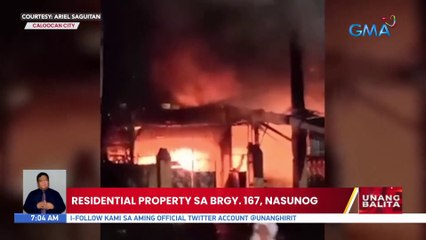 Residential property sa Brgy. 167, nasunog | UB