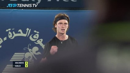 Dubaï - Rublev réussit son entrée