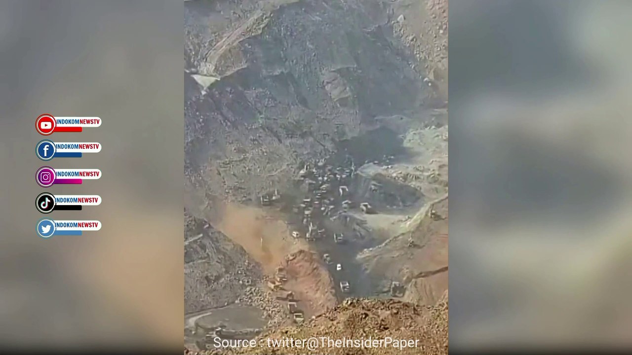 Detik-Detik Tambang Batu Bara Runtuh Timpa Pekerja